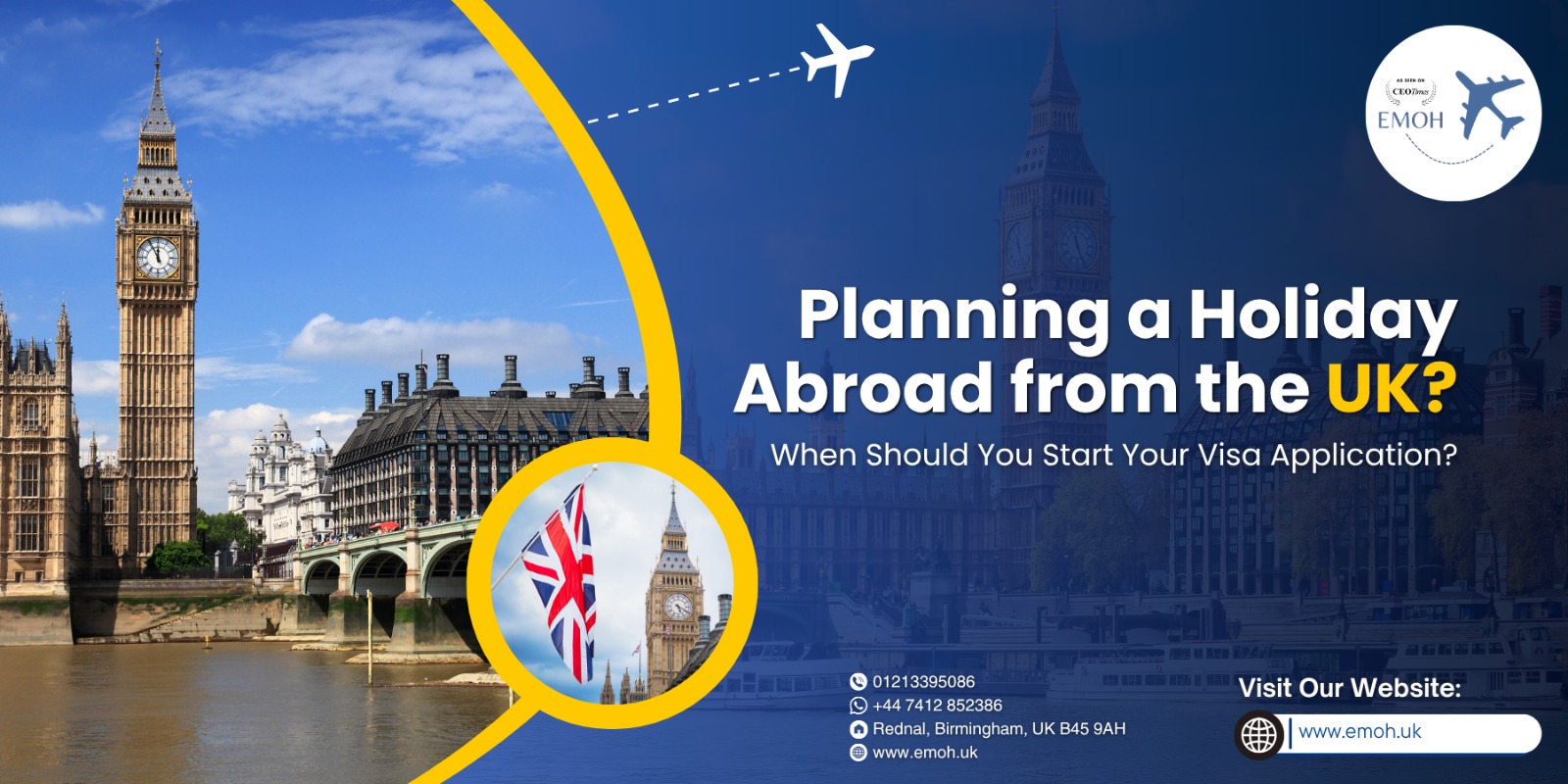 Emoh Visa - Planning a Holiday Abroad from the UK