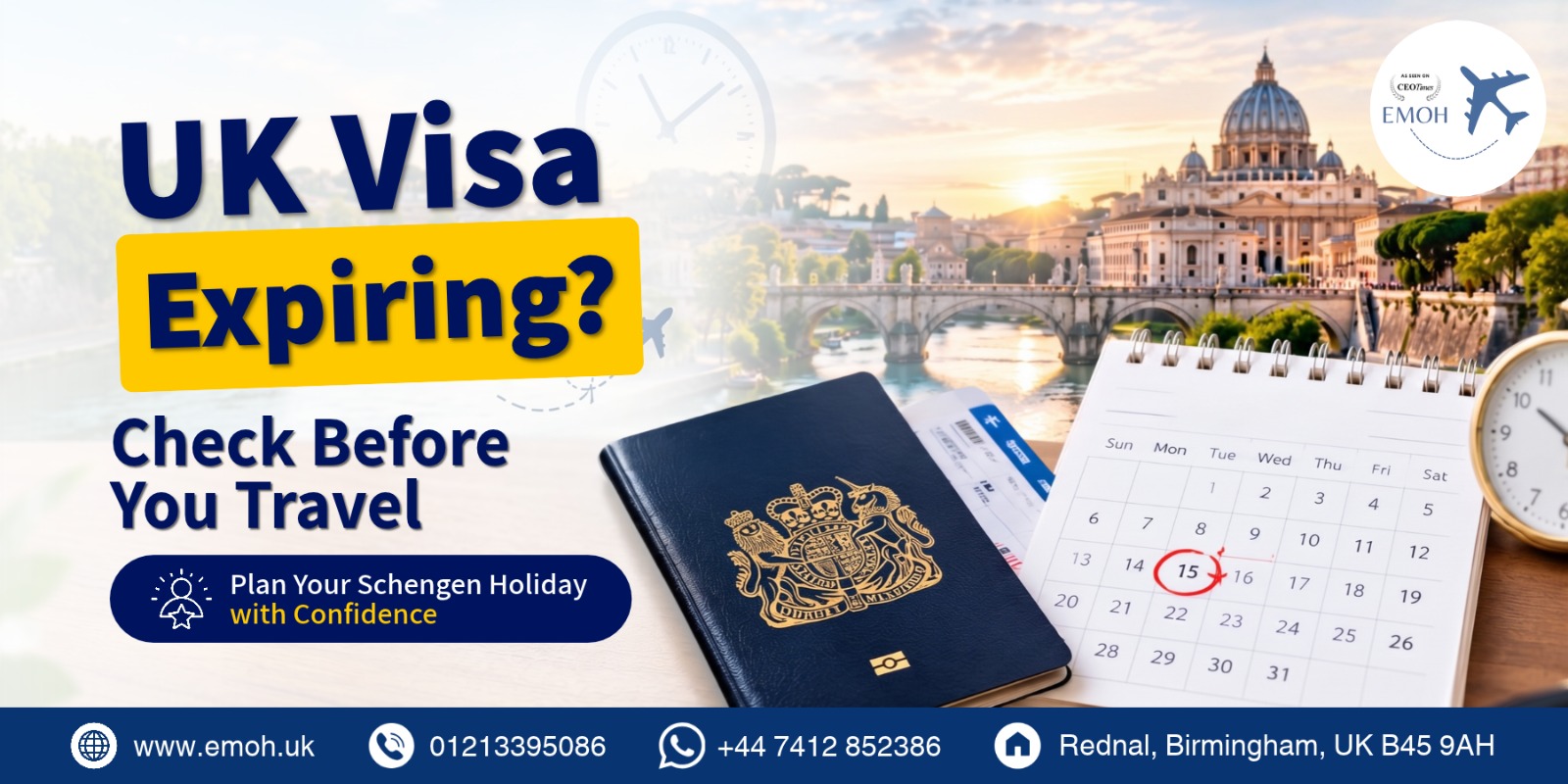 Emoh Visa - UK Visa Expiring - Check Before You Trave